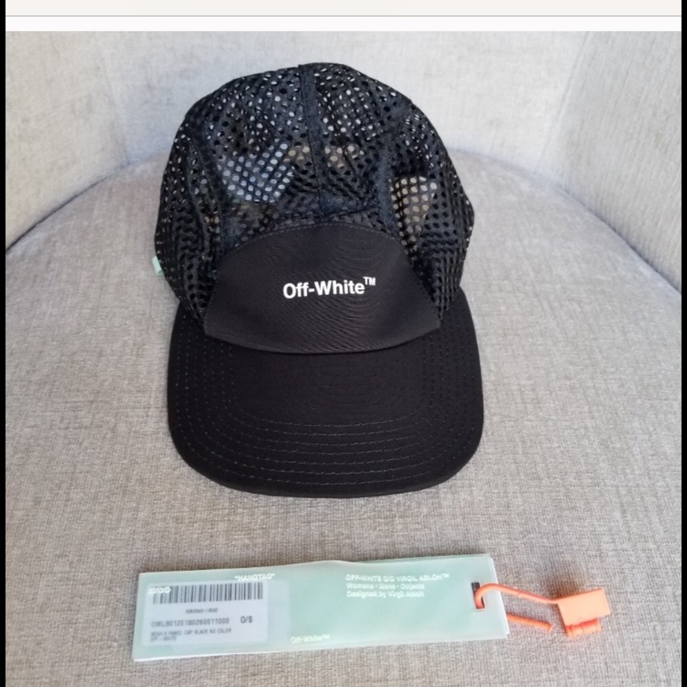 Off-White hat black mesh Virgil abloh 2003
